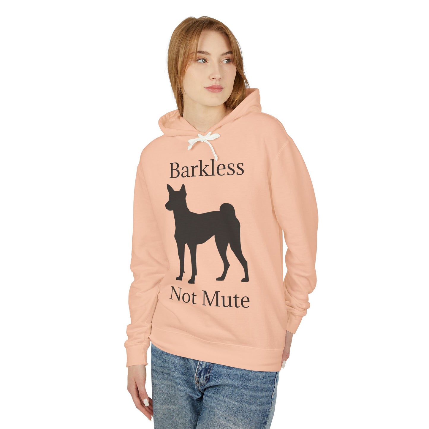 Barkless Not Mute Unisex Lightweight Hoodie