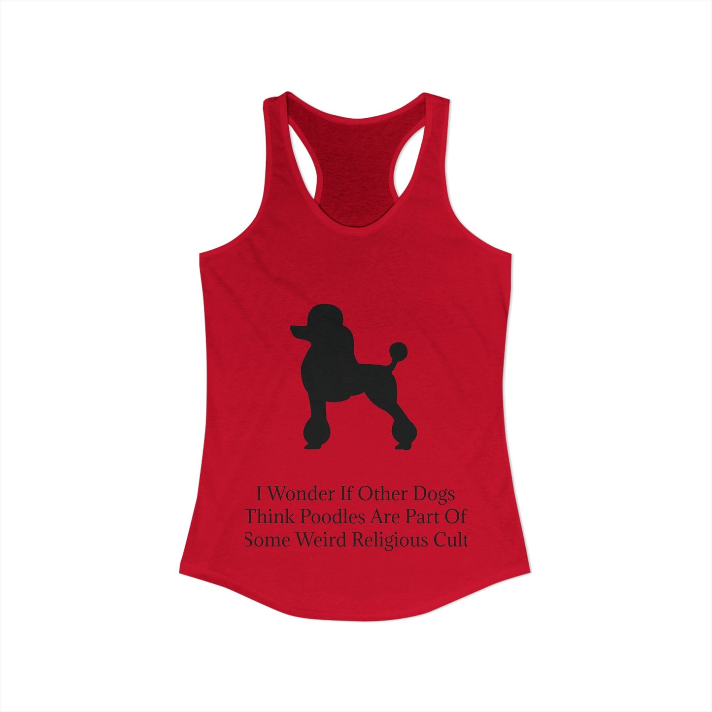 I Wonder Women's Racerback Tank