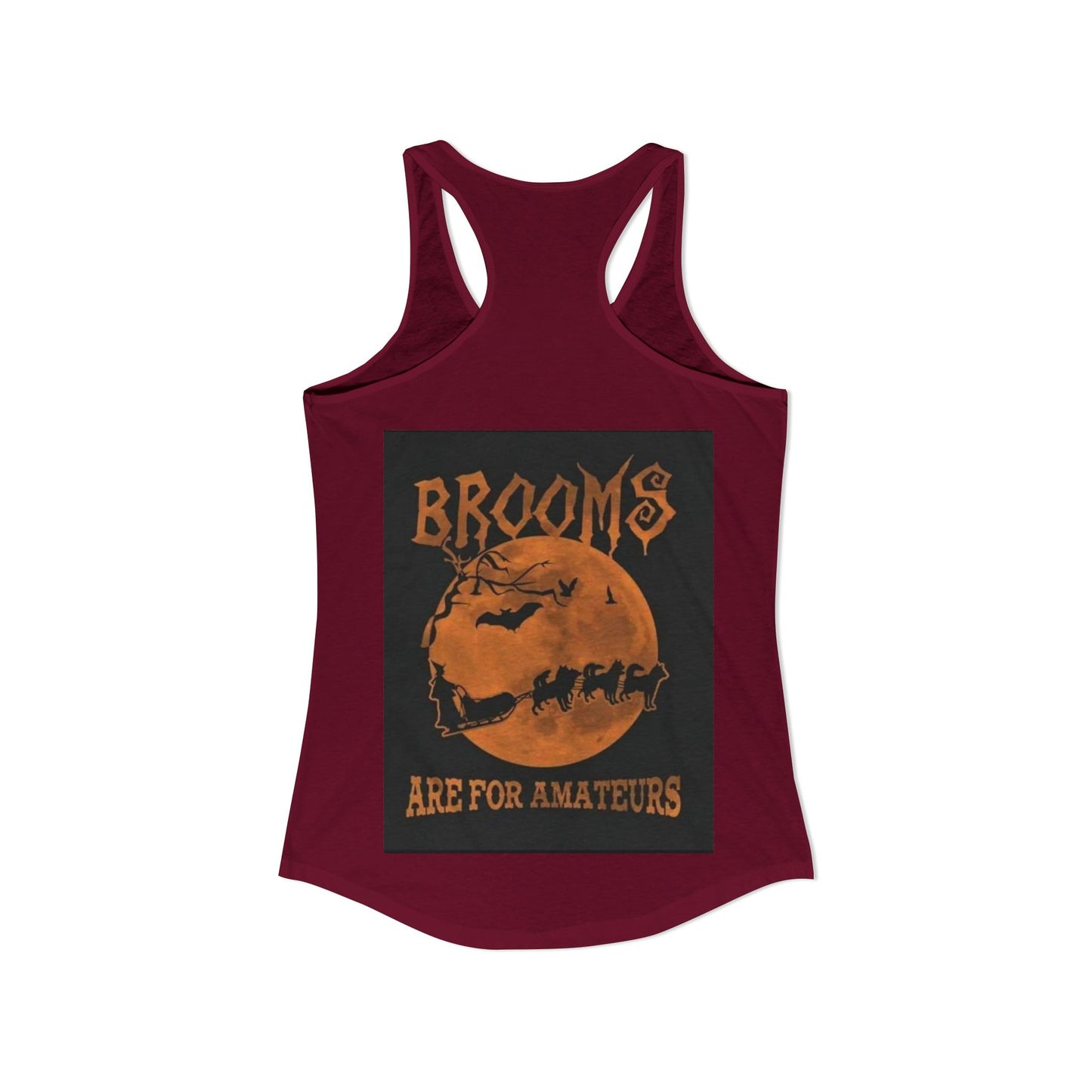 Brooms Are For Amateurs Women's Racerback Tank