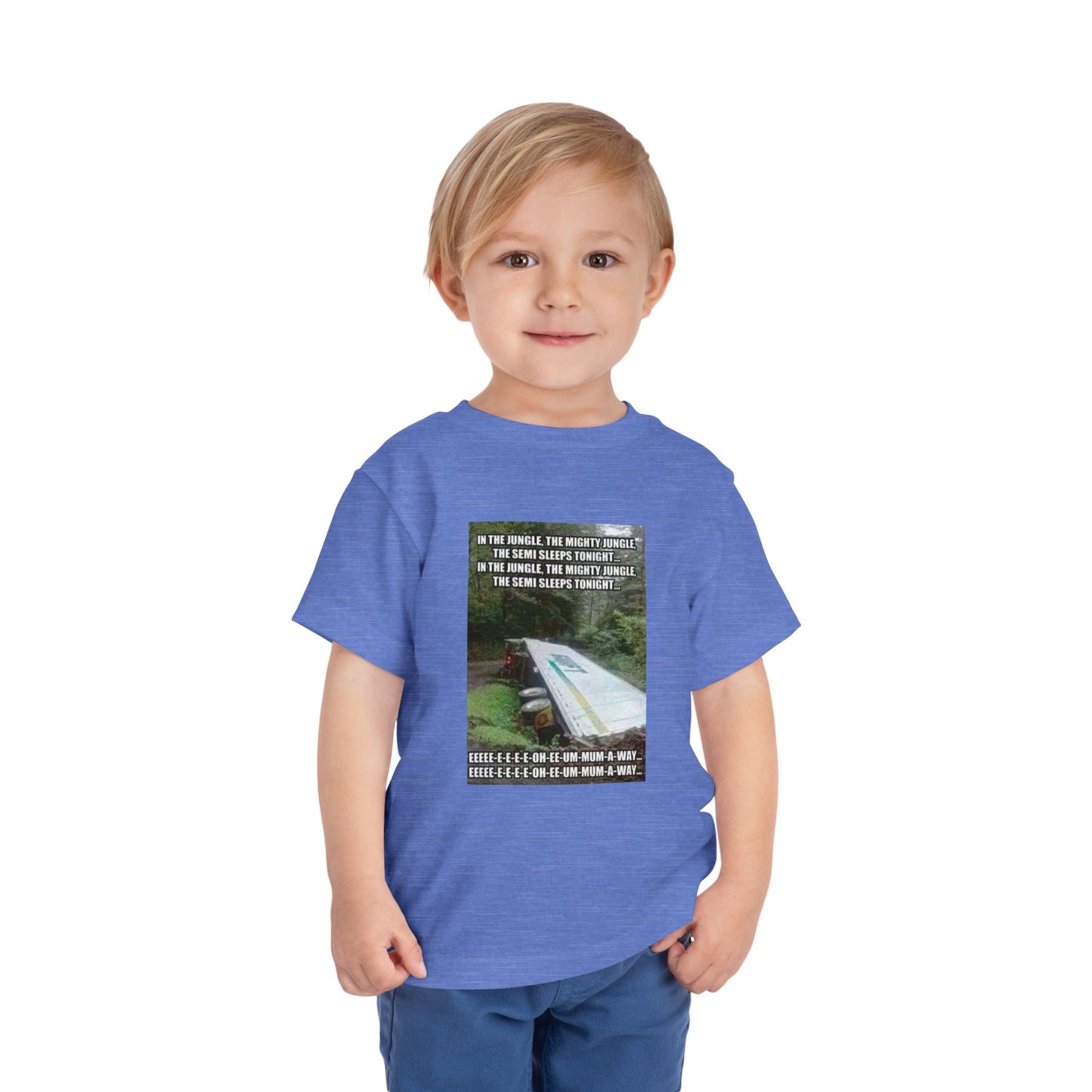 Semi Sleeps Toddler Unisex Short Sleeve Crewneck Tee