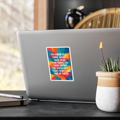 No Filter Vinyl Decal