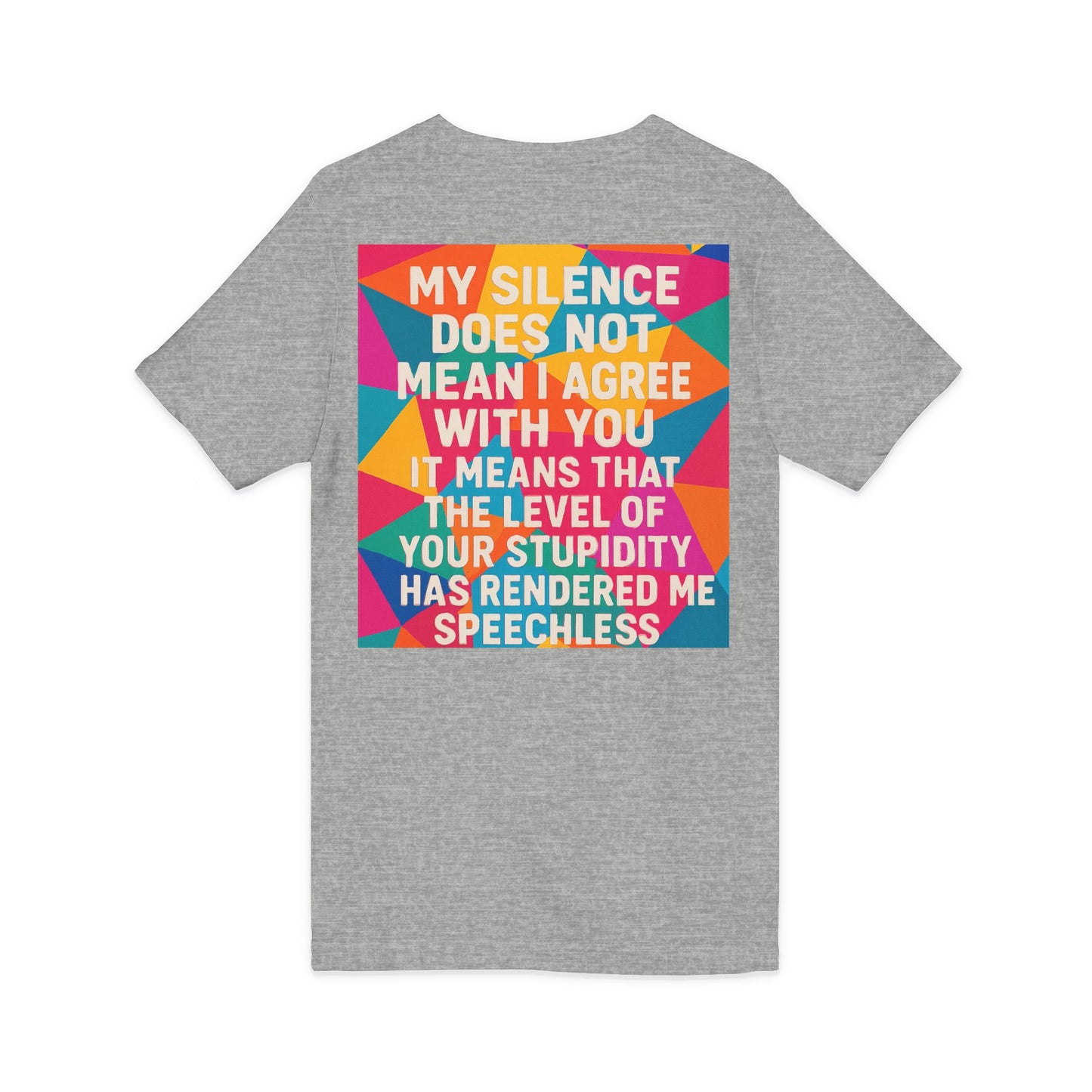 Speechless Unisex Short Sleeve V-Neck Tee