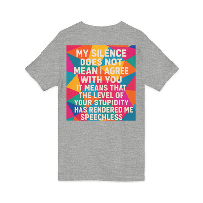 Speechless Unisex Short Sleeve V-Neck Tee