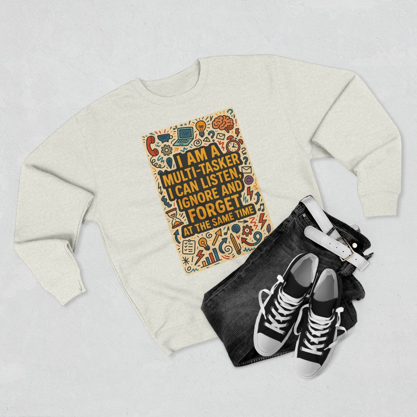 Multi-Tasker Unisex Crewneck Sweatshirt