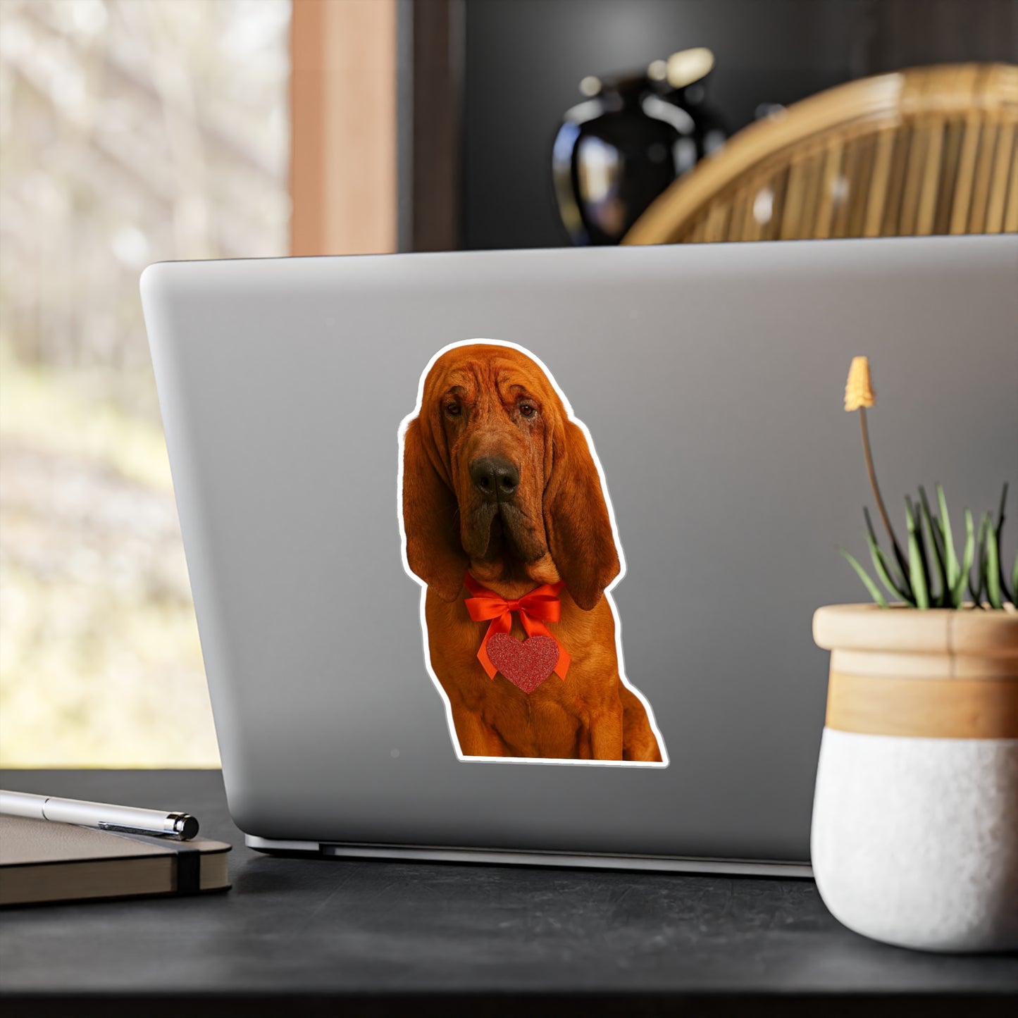 Cupid's Companion Bloodhound Vinyl Decal
