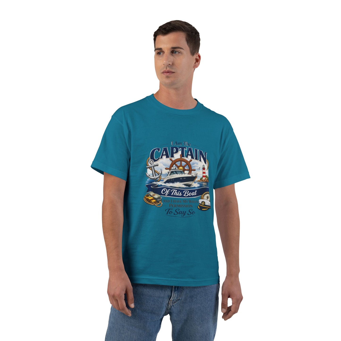 Captain Men's Short-Sleeve Crewneck Tee