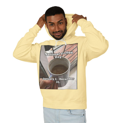 National Coffee Day Unisex Lightweight Hoodie