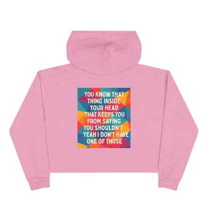 No Filter Women's Crop Hoodie