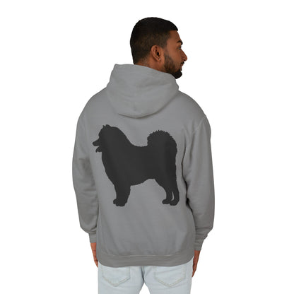 Samoyed Silhouette Unisex Lightweight Hoodie