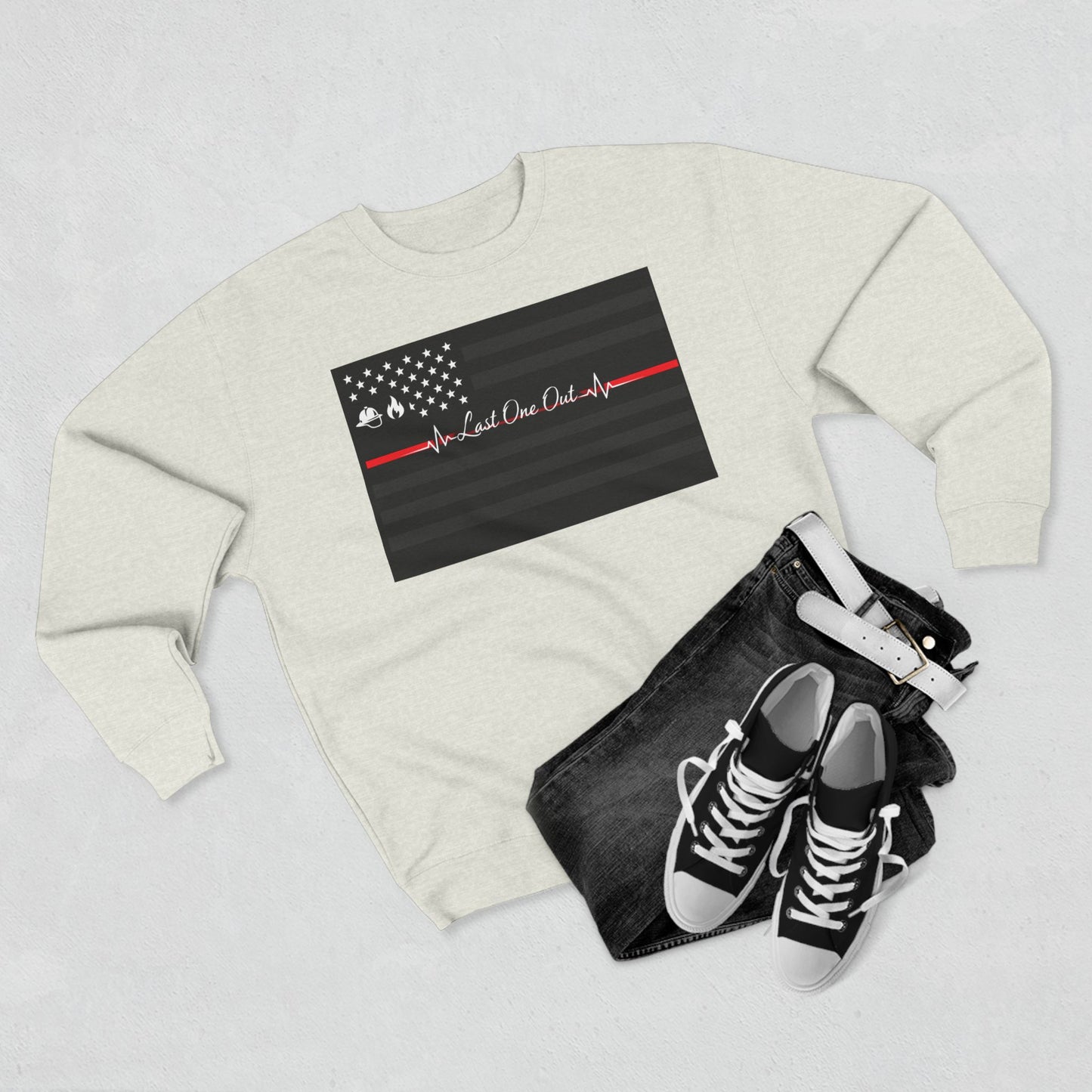 Thin Red Line Unisex Crewneck Sweatshirt