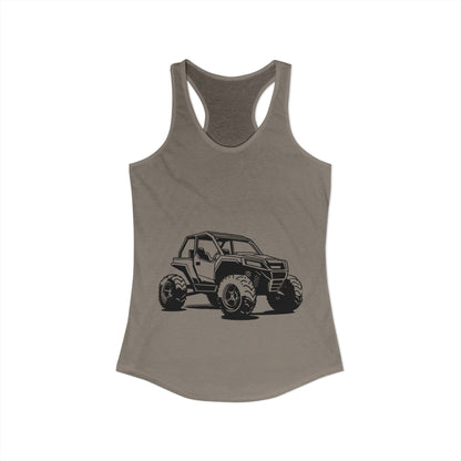 Off The Beaten Path Side By Side Women's Racerback Tank