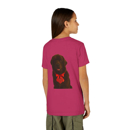 Cupid's Companion Newfie Youth Unisex Short Sleeve Crewneck Tee