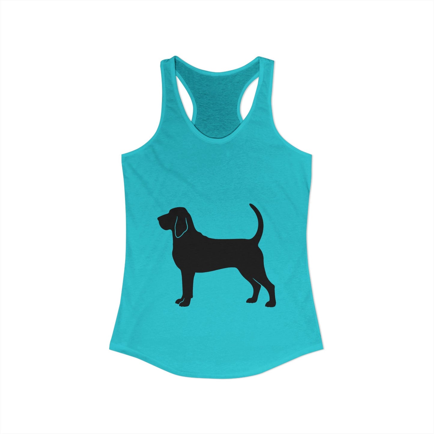 Bloodhound Silhouette Women's Racerback Tank