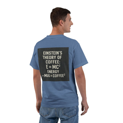 Einstein's Theory Of Coffee Men's Short-Sleeve Crewneck Tee