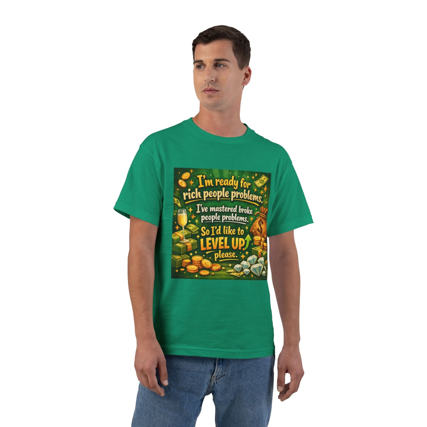 Level Up Men's Short-Sleeve Crewneck Tee
