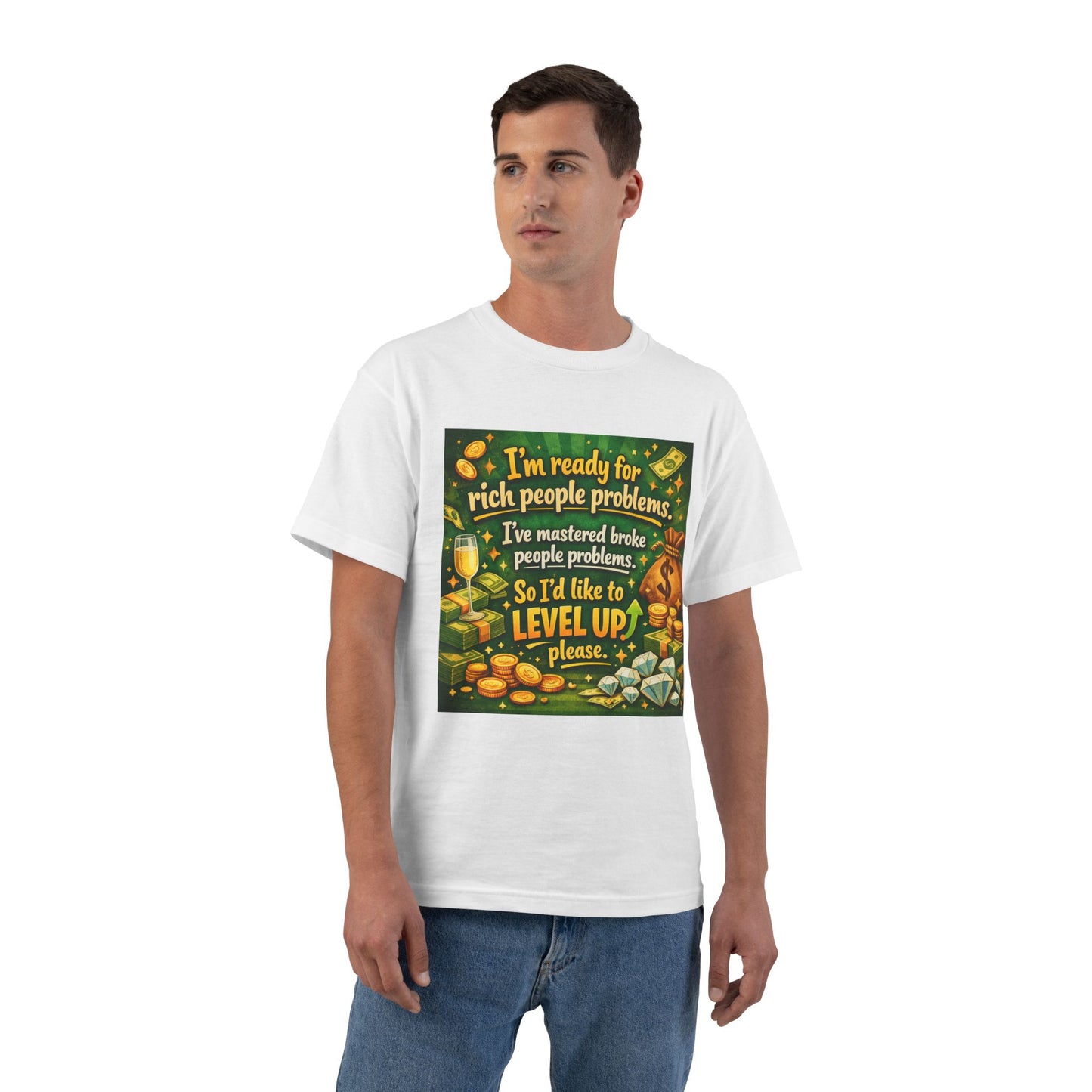 Level Up Men's Short-Sleeve Crewneck Tee