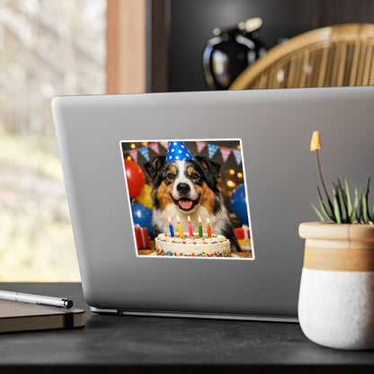 Birthday Buddy Aussie Vinyl Decal