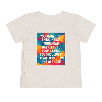 No Filter Toddler Unisex Short Sleeve Crewneck Tee