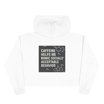 Socially Acceptable Women's Crop Hoodie
