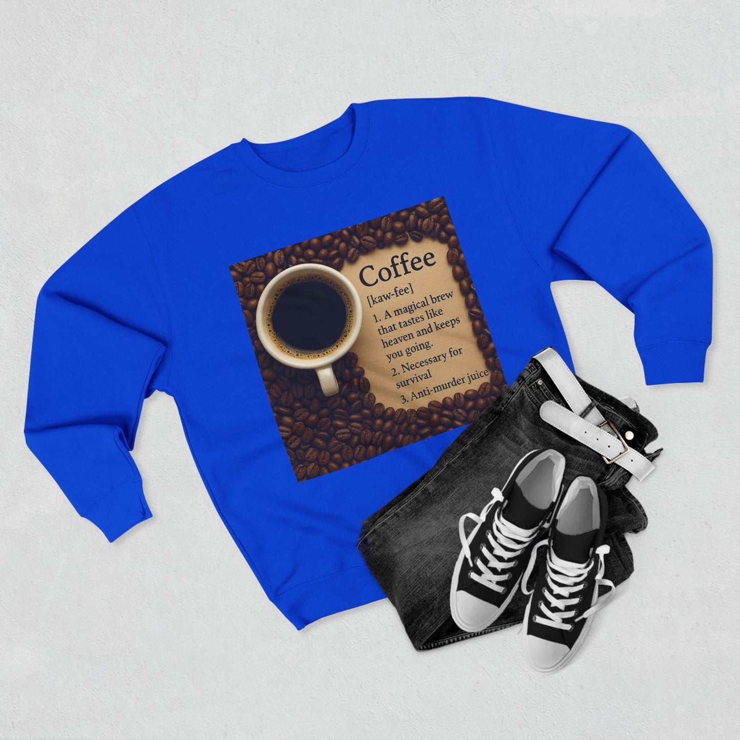 Coffee Definition Unisex Crewneck Sweatshirt