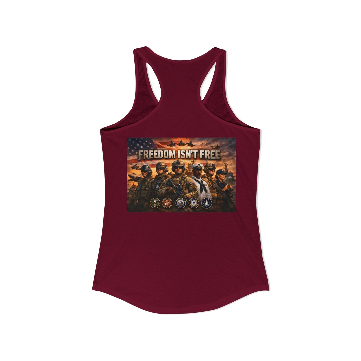 Freedom Isn't Free Women's Racerback Tank