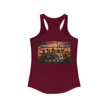 Freedom Isn't Free Women's Racerback Tank