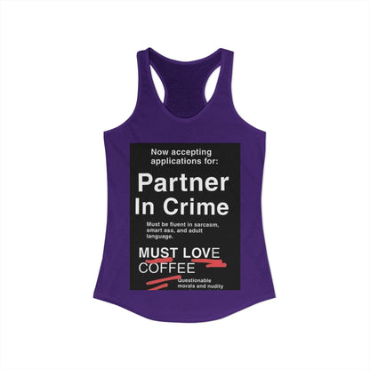 Partner In Crime Women's Racerback Tank