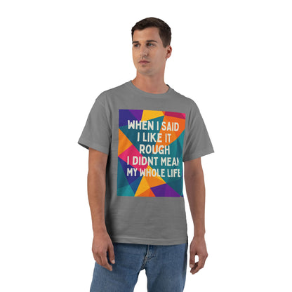 Like It Rough Men's Short-Sleeve Crewneck Tee