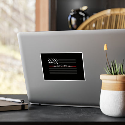 Thin Red Line Vinyl Decal