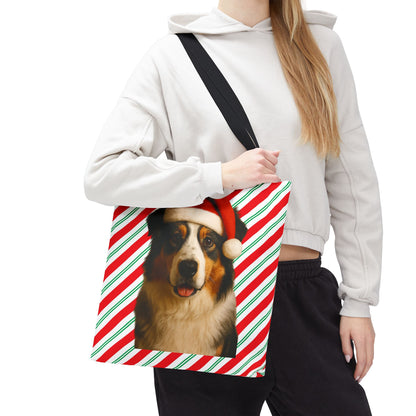 Santa Paws Aussie Tote Bag