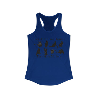 Cat Minions Women's Racerback Tank