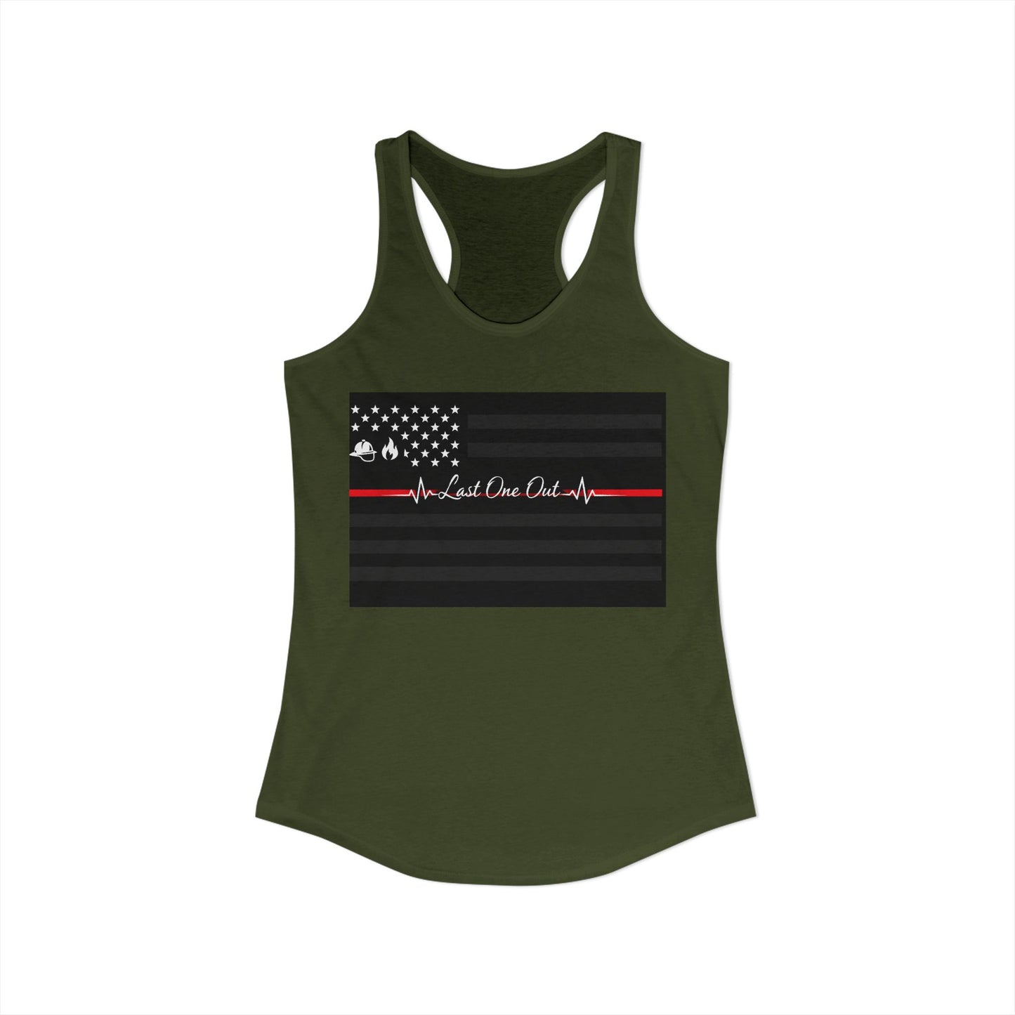 Thin Red Line Women's Racerback Tank