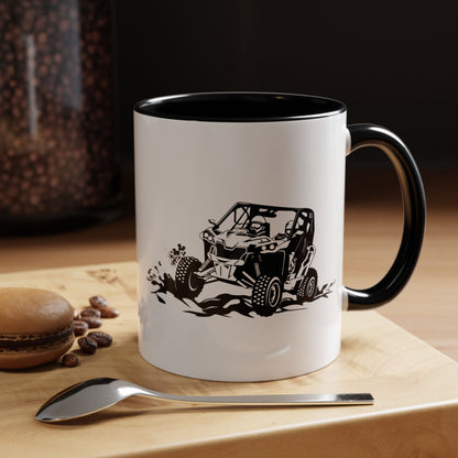 Slingin' Mud Side By Side 2-Tone Coffee Mug