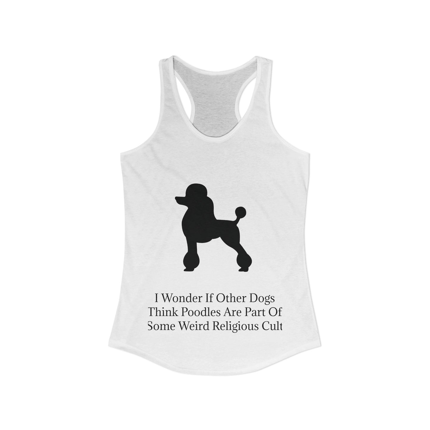 I Wonder Women's Racerback Tank