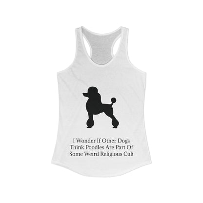 I Wonder Women's Racerback Tank