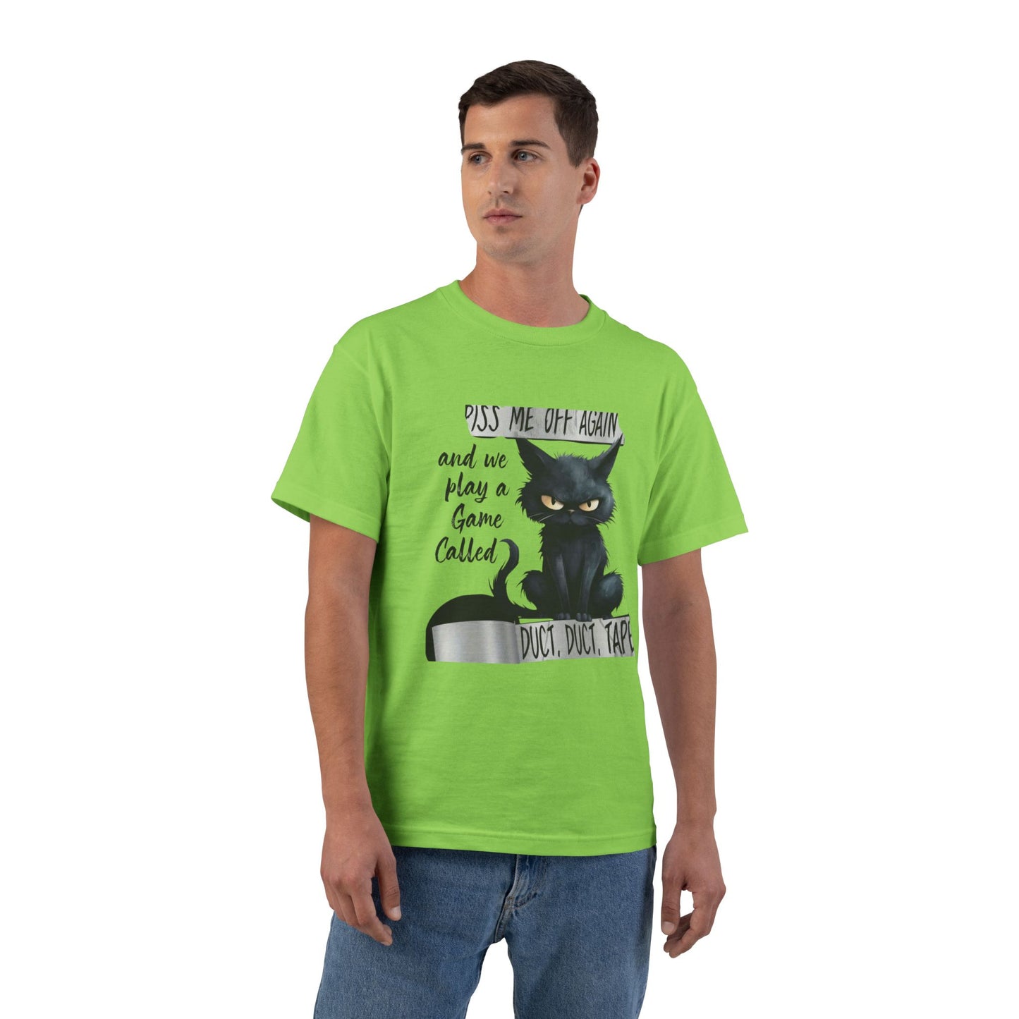 Duct, Duct, Tape Men's Short-Sleeve Crewneck Tee
