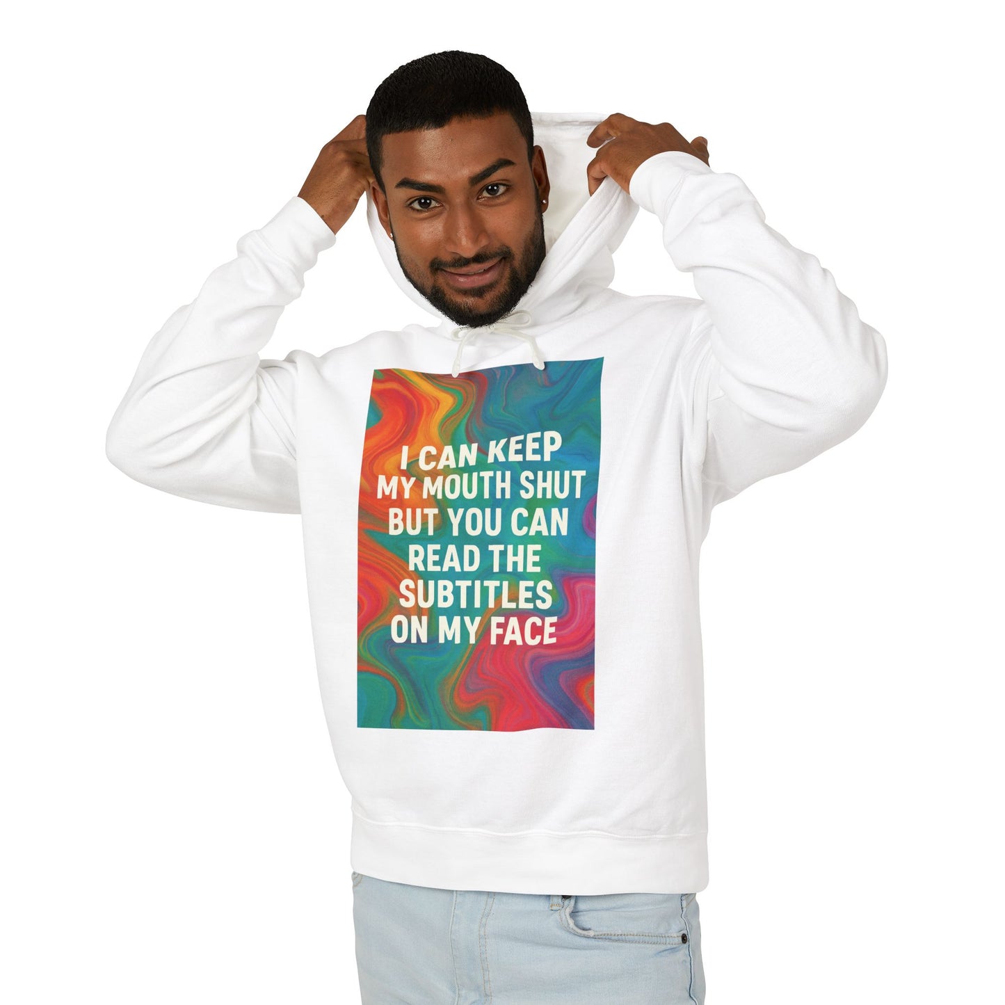 Subtitles Unisex Lightweight Hoodie