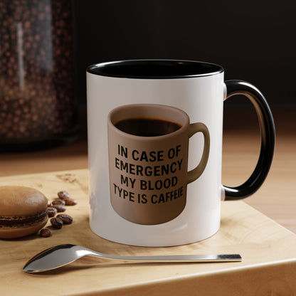 Blood Type 2-Tone Coffee Mug
