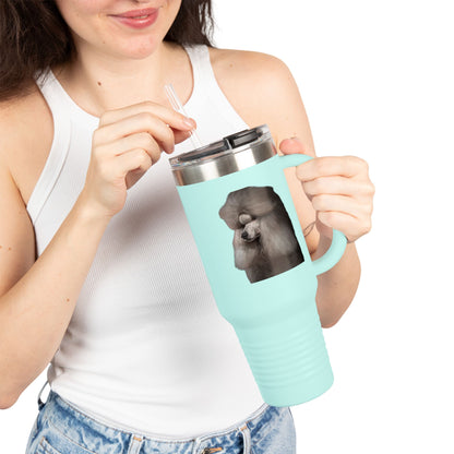 Poodle Head Insulated Travel Mug
