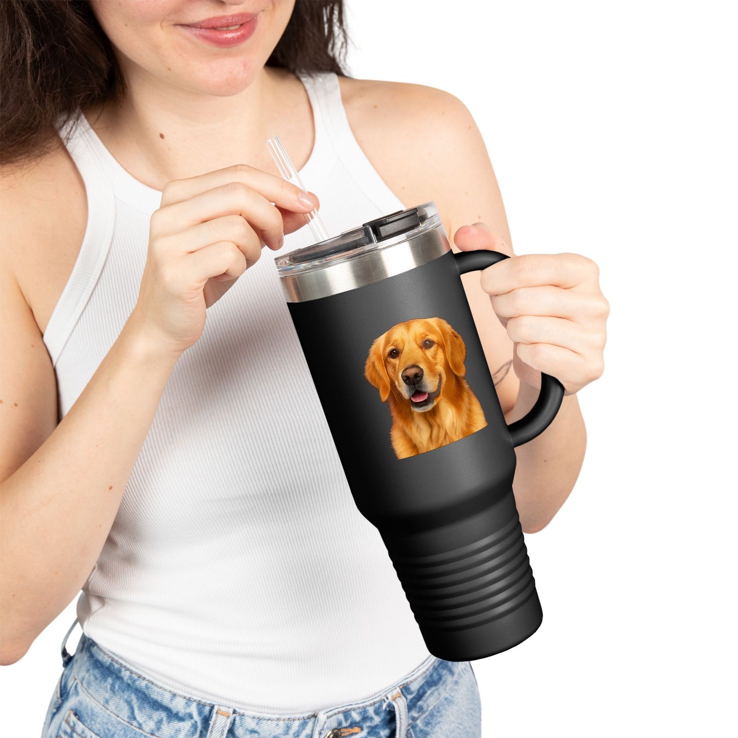 Golden Head Insulated Travel Mug