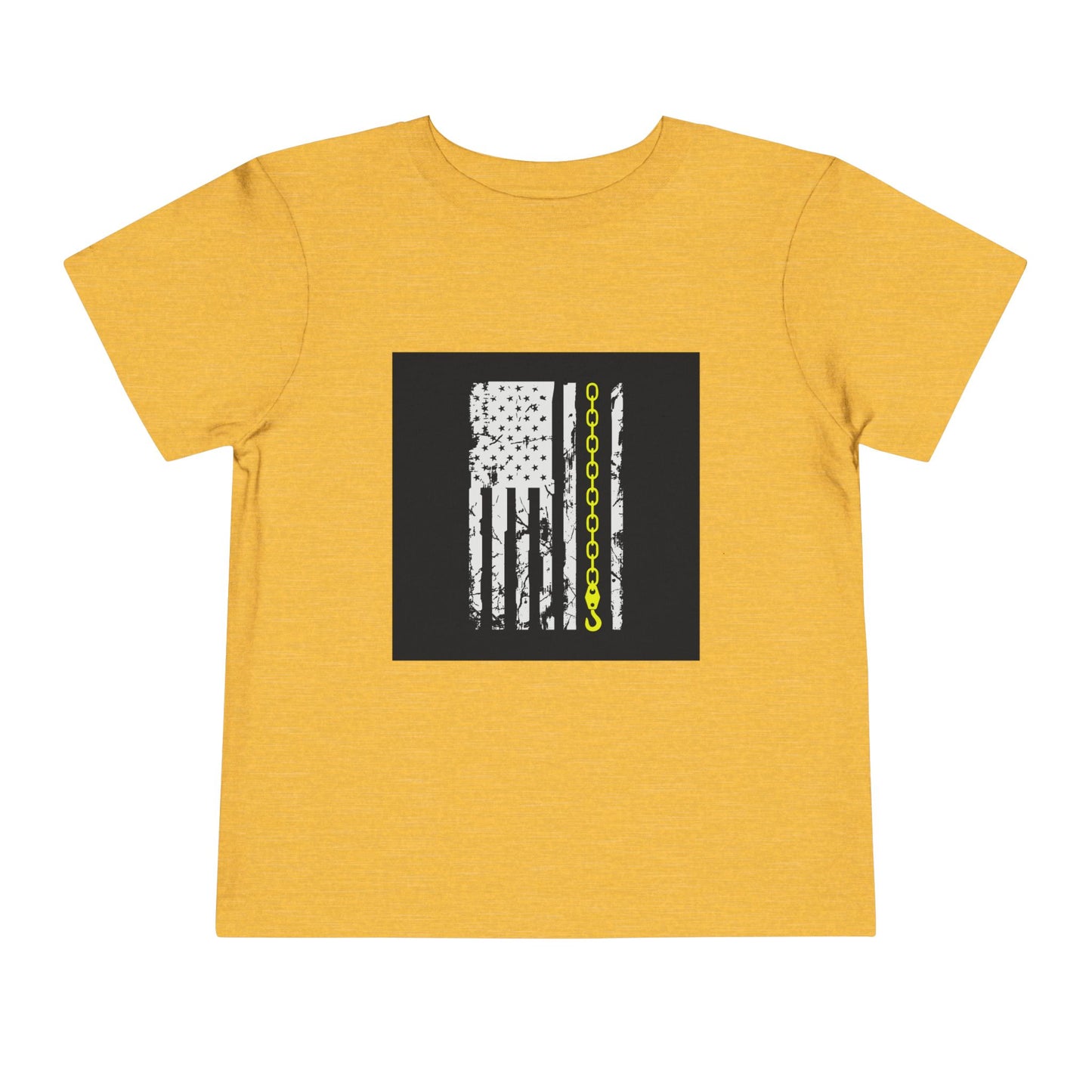 Thin Yellow Line Toddler Unisex Short Sleeve Crewneck Tee