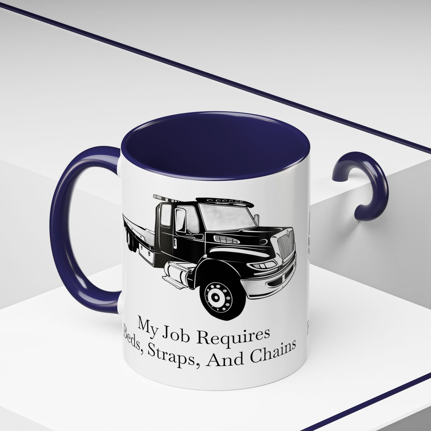 Beds, Straps, And Chains 2-Tone Coffee Mug