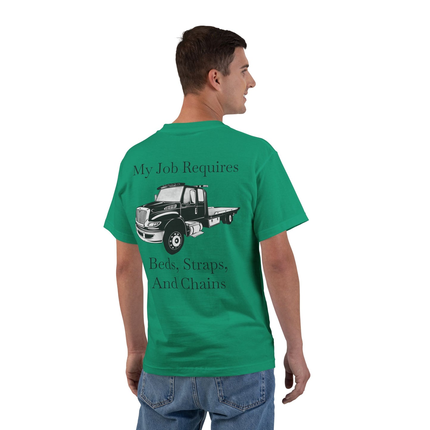 Beds, Straps, And Chains Men's Short-Sleeve Crewneck Tee