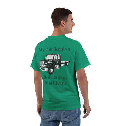 Beds, Straps, And Chains Men's Short-Sleeve Crewneck Tee