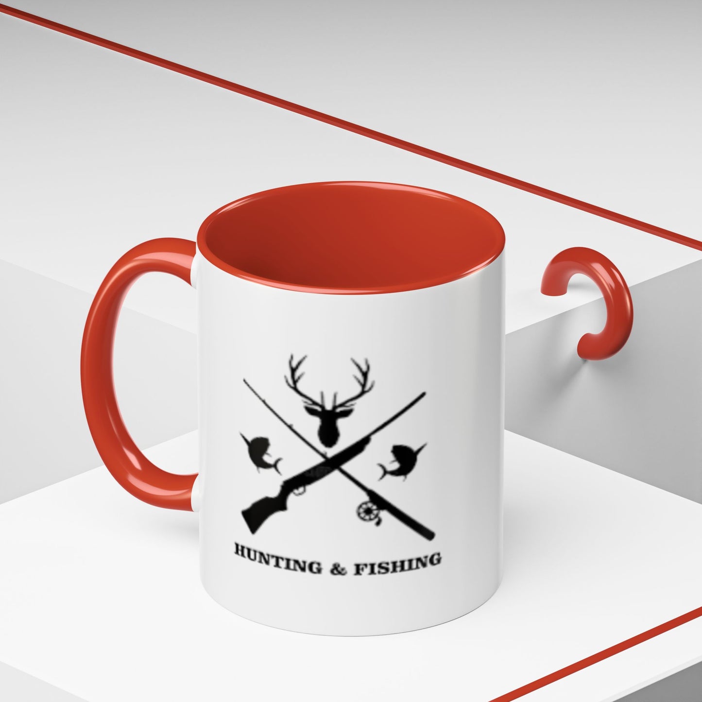 Hunting/Fishing 2-Tone Coffee Mug