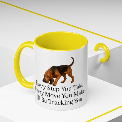 Tracking You 2-Tone Coffee Mug