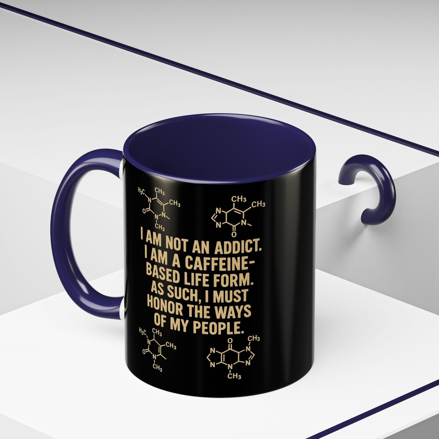 Not An Addict 2-Tone Coffee Mug
