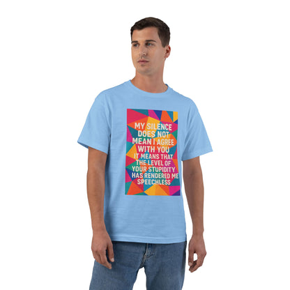 Speechless Men's Short-Sleeve Crewneck Tee
