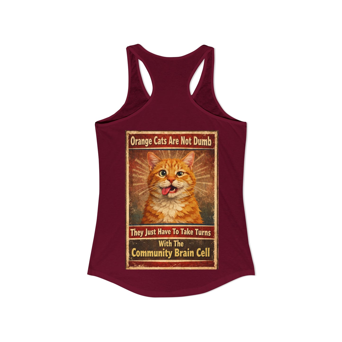 Community Brain Cell Women's Racerback Tank