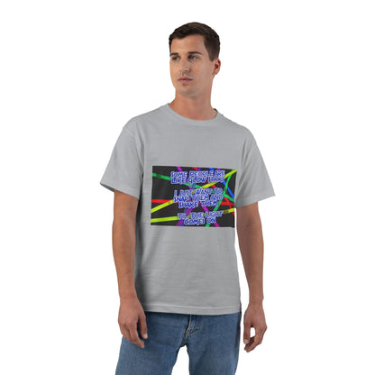 Glow Sticks Men's Short-Sleeve Crewneck Tee